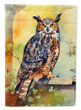 Load image into Gallery viewer, Great Horned Owl Garden Flag – Outdoor Decorative Yard Flag