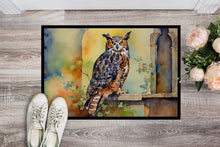 Load image into Gallery viewer, Great Horned Owl Doormat