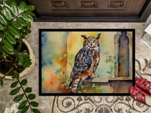 Load image into Gallery viewer, Great Horned Owl Doormat