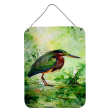 Load image into Gallery viewer, Green Heron Wall or Door Hanging Prints