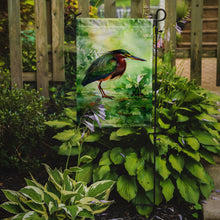 Load image into Gallery viewer, Green Heron Garden Flag – Outdoor Decorative Yard Flag