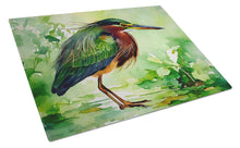 Load image into Gallery viewer, Green Heron Glass Cutting Boards – Durable, Decorative Kitchen Art