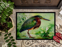 Load image into Gallery viewer, Green Heron Doormat - 18X27 Indoor / Outdoor Rug | Made in USA