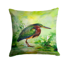 Load image into Gallery viewer, Green Heron Throw Pillow