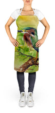 Load image into Gallery viewer, Green Heron Apron – Artist-Designed Kitchen, BBQ &amp; Craft Apron