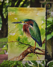 Load image into Gallery viewer, Green Heron Garden Flag – Outdoor Decorative Yard Flag