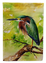 Load image into Gallery viewer, Green Heron Garden Flag – Outdoor Decorative Yard Flag