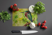 Load image into Gallery viewer, Green Heron Glass Cutting Boards – Durable, Decorative Kitchen Art