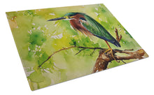 Load image into Gallery viewer, Green Heron Glass Cutting Boards – Durable, Decorative Kitchen Art