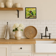 Load image into Gallery viewer, Green Heron Framed Metal Print