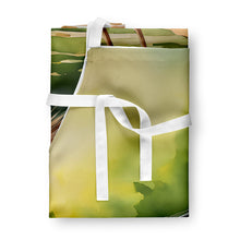 Load image into Gallery viewer, Green Heron Apron – Artist-Designed Kitchen, BBQ &amp; Craft Apron