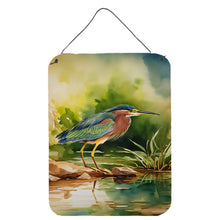 Load image into Gallery viewer, Green Heron Wall or Door Hanging Prints