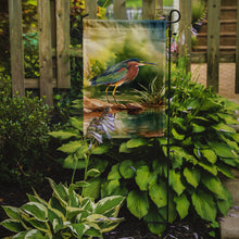 Load image into Gallery viewer, Green Heron Garden Flag – Outdoor Decorative Yard Flag