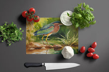Load image into Gallery viewer, Green Heron Glass Cutting Boards – Durable, Decorative Kitchen Art