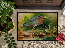 Load image into Gallery viewer, Green Heron Doormat - 18X27 Indoor / Outdoor Rug | Made in USA