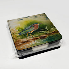Load image into Gallery viewer, Green Heron PU Leather Note Paper Holder