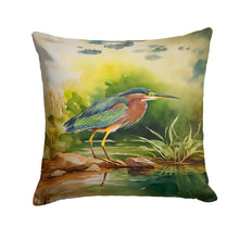Load image into Gallery viewer, Green Heron Throw Pillow