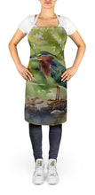 Load image into Gallery viewer, Green Heron Apron – Artist-Designed Kitchen, BBQ &amp; Craft Apron