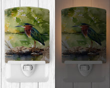 Load image into Gallery viewer, Green Heron Ceramic Night Light