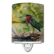 Load image into Gallery viewer, Green Heron Ceramic Night Light