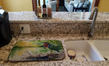 Load image into Gallery viewer, Green Heron Dish Drying Mat