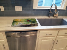 Load image into Gallery viewer, Green Heron Dish Drying Mat