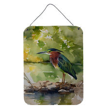 Load image into Gallery viewer, Green Heron Wall or Door Hanging Prints