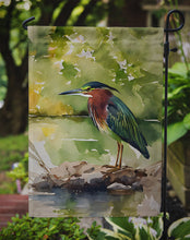 Load image into Gallery viewer, Green Heron Garden Flag – Outdoor Decorative Yard Flag