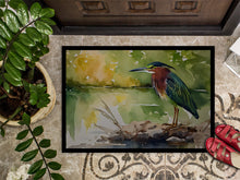 Load image into Gallery viewer, Green Heron Doormat-24x36 Indoor / Outdoor Rug | Made in USA