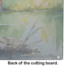 Load image into Gallery viewer, Green Heron Glass Cutting Boards – Durable, Decorative Kitchen Art