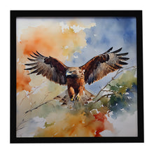 Load image into Gallery viewer, Hawk Framed Metal Print