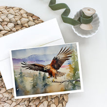 Load image into Gallery viewer, Hawk Greeting Cards - Blank Note Cards – 8-Pack of Artist-Designed Cards with Envelopes