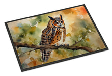 Load image into Gallery viewer, Long-Eared Owl Doormat - 18X27 Indoor / Outdoor Rug | Made in USA