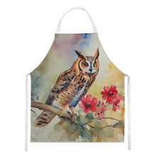 Load image into Gallery viewer, Long-Eared Owl Apron – Artist-Designed Kitchen, BBQ &amp; Craft Apron