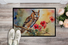 Load image into Gallery viewer, Long-Eared Owl Doormat-24x36 Indoor / Outdoor Rug | Made in USA