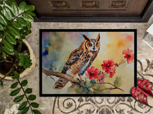 Load image into Gallery viewer, Long-Eared Owl Doormat - 18X27 Indoor / Outdoor Rug | Made in USA