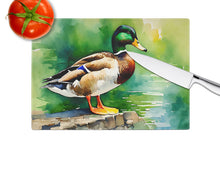 Load image into Gallery viewer, Mallard Glass Cutting Boards – Durable, Decorative Kitchen Art