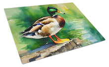 Load image into Gallery viewer, Mallard Glass Cutting Boards – Durable, Decorative Kitchen Art