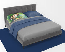 Load image into Gallery viewer, Mallard Standard Pillowcase – Artistic Decorative Front, White Back