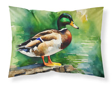 Load image into Gallery viewer, Mallard Standard Pillowcase – Artistic Decorative Front, White Back