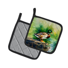 Load image into Gallery viewer, Mallard Pot Holders - Set of 2 Decorative Kitchen Helpers | Made in the USA