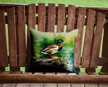 Load image into Gallery viewer, Mallard Throw Pillow - 14x14 Decorative Pillow – Art for Your Home &amp; Patio