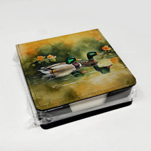 Load image into Gallery viewer, Mallard PU Leather Note Paper Holder