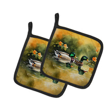 Load image into Gallery viewer, Mallard Pot Holders - Set of 2 Decorative Kitchen Helpers | Made in the USA