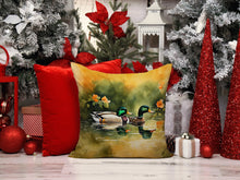 Load image into Gallery viewer, Mallard Throw Pillow - 14x14 Decorative Pillow – Art for Your Home &amp; Patio