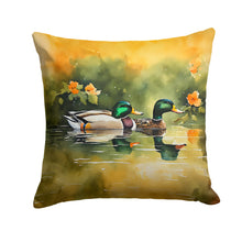 Load image into Gallery viewer, Mallard Throw Pillow - 14x14 Decorative Pillow – Art for Your Home &amp; Patio