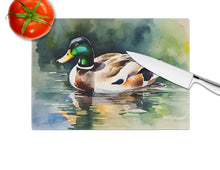 Load image into Gallery viewer, Mallard Glass Cutting Boards – Durable, Decorative Kitchen Art