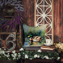 Load image into Gallery viewer, Mallard Throw Pillow