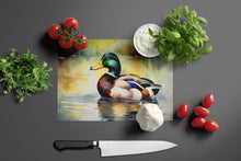 Load image into Gallery viewer, Mallard Glass Cutting Boards – Durable, Decorative Kitchen Art