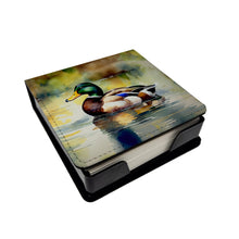 Load image into Gallery viewer, Mallard PU Leather Note Paper Holder